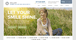 Desktop Screenshot of kellermoderndentistry.com